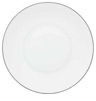 Rim soup plate black ink - Raynaud